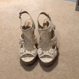 Lucky Brand Cork Wedges